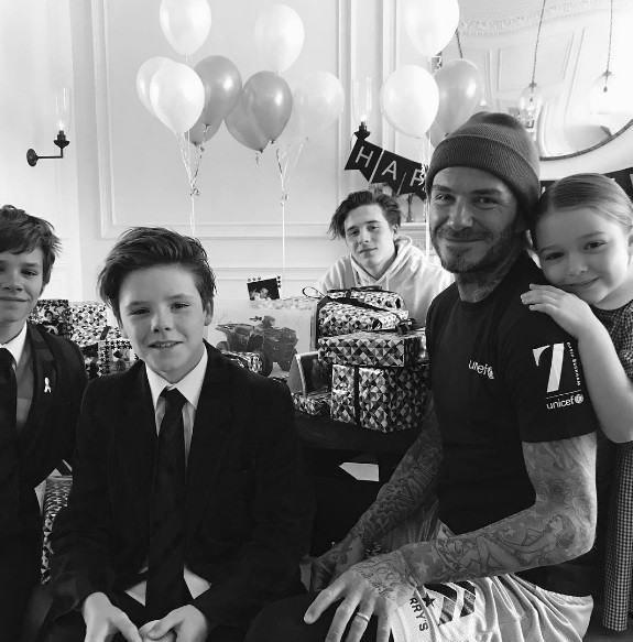 Happy Birthday David Beckham! The First Instagram Photos Are Here